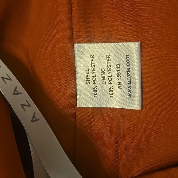 Azazie Terracotta Formal Dress - Picture 7 of 11